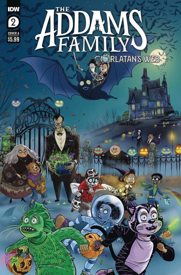 The Addams Family: Charlatan's Web #2a | IDW Publishing | NM