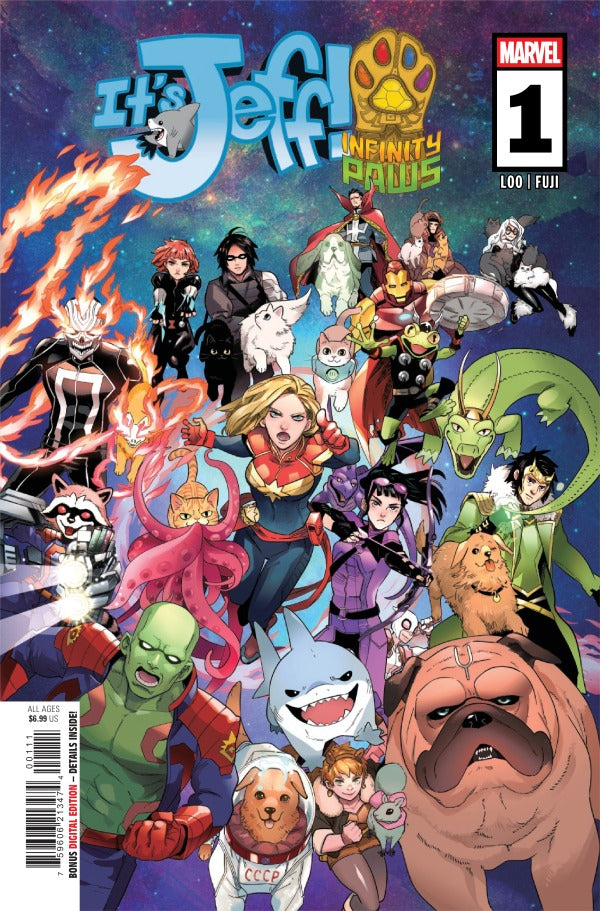 It's Jeff: Infinity Paws #1a | Marvel Comics | NM