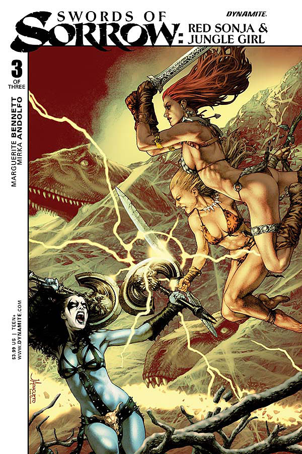 Swords Of Sorrow: Red Sonja & Jungle Girl #3a | Dynamite Entertainment | NM-