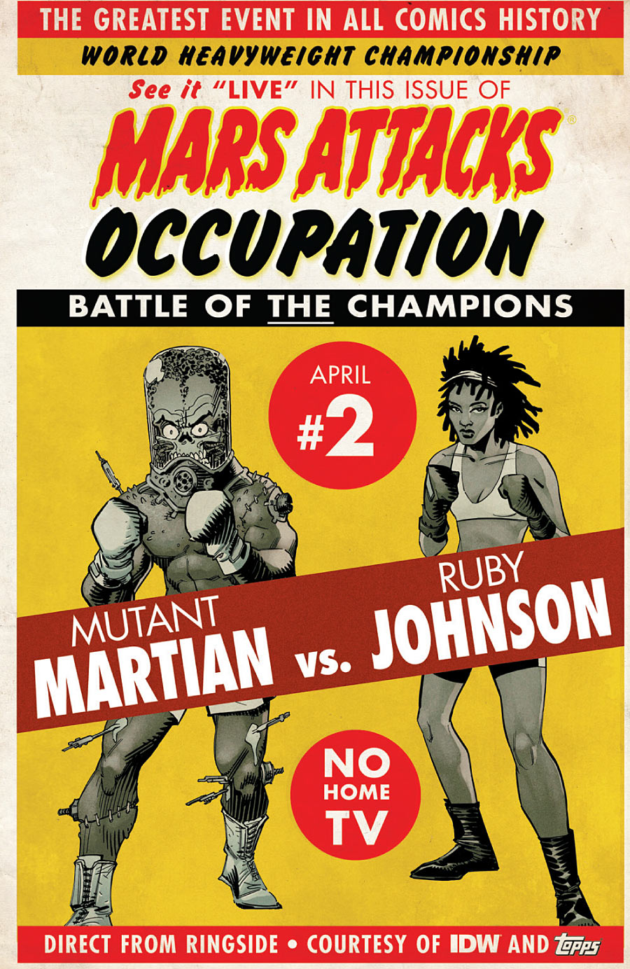 Mars Attacks: Occupation #2a | IDW Publishing | NM-