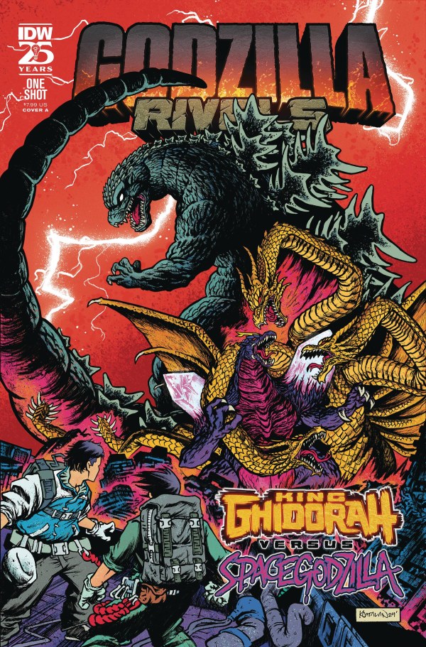 Godzilla Rivals: King Ghidorah Vs. Spacegodzilla #1a | IDW Publishing | NM