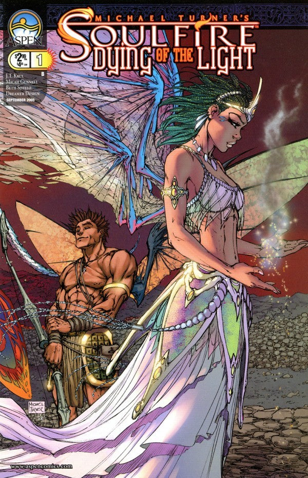 Michael Turner's Soulfire: Dying of the Light #1b | Aspen Comics | VF-NM