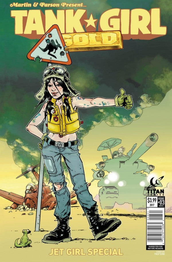 Tank Girl: Gold #3b | Titan Books | NM-