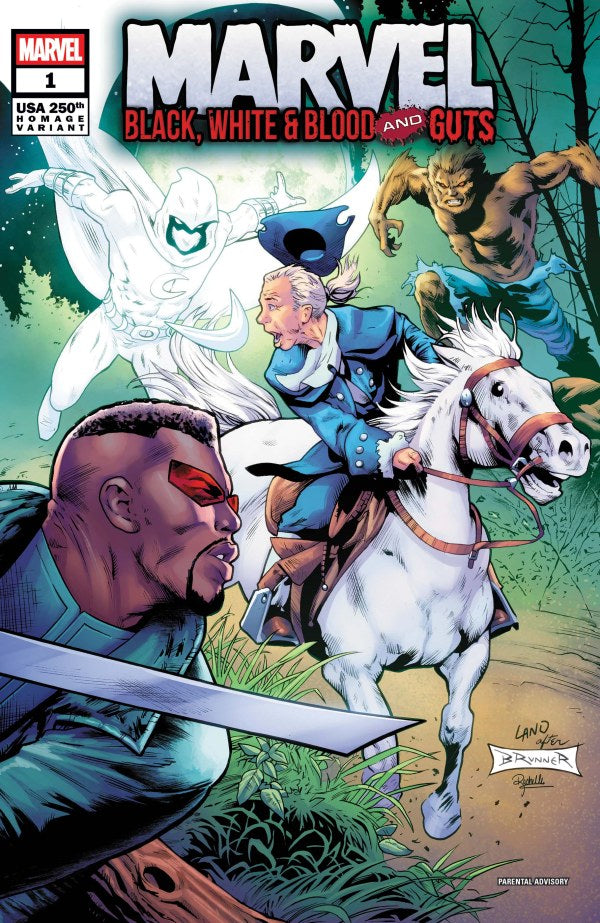Marvel: Black, White &amp; Blood and Guts #1b | Marvel Comics | NM