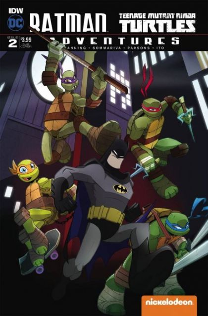 Batman / Teenage Mutant Ninja Turtles Adventures #2c | IDW Publishing | NM-