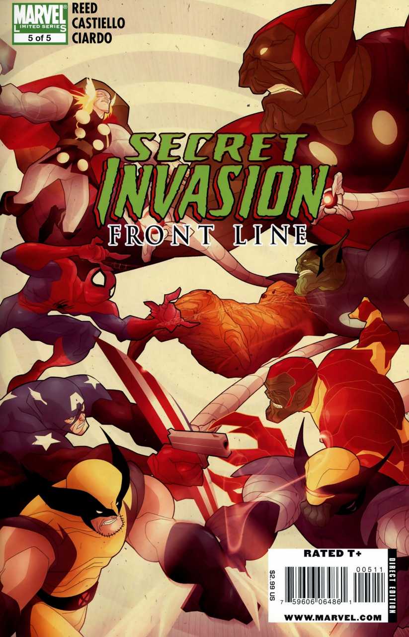 Secret Invasion: Front Line #5 | Marvel Comics | VF-NM