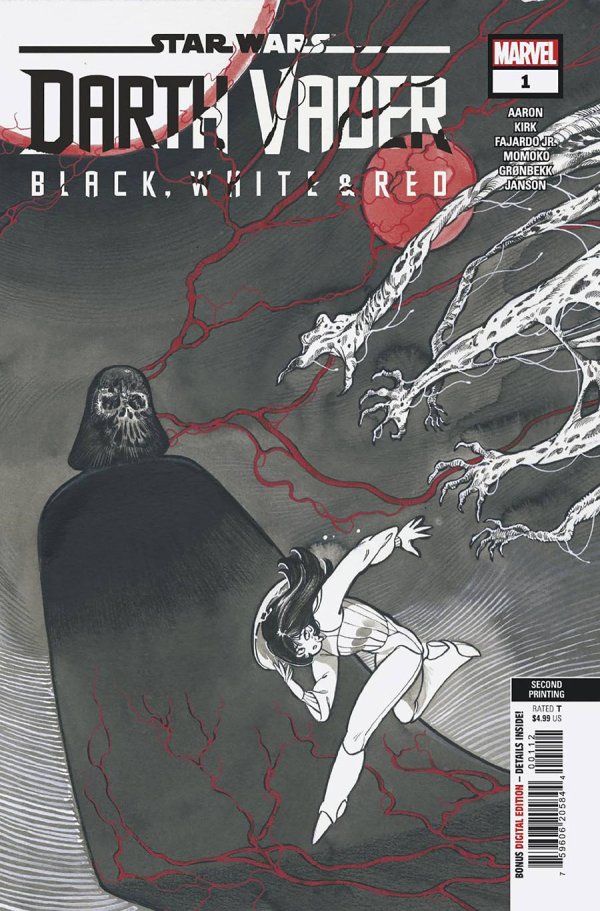 Star Wars: Darth Vader - Black, White & Red #1w | Marvel Comics | NM-