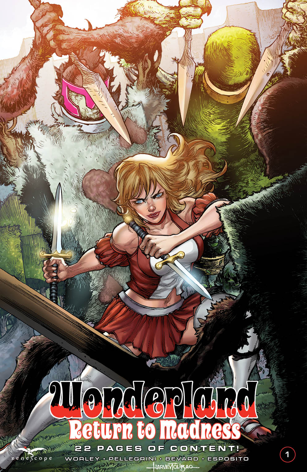 Wonderland: Return to Madness #1b | Zenescope Ent. | NM-