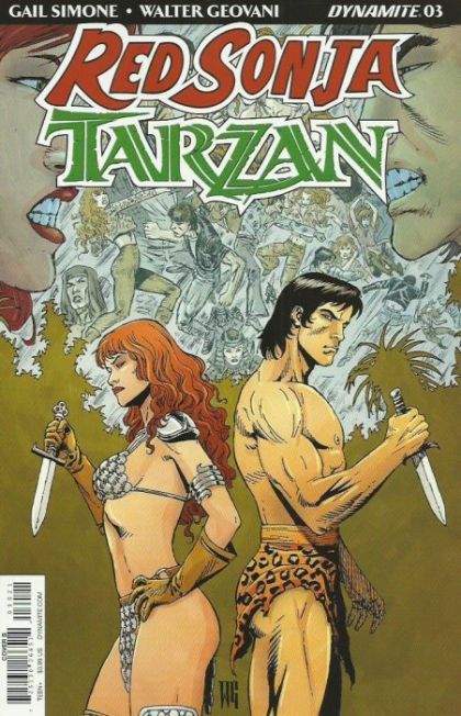 Red Sonja / Tarzan #3b | Dynamite Entertainment | VF-NM