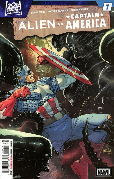 Alien vs. Captain America #1a | Marvel Comics | NM