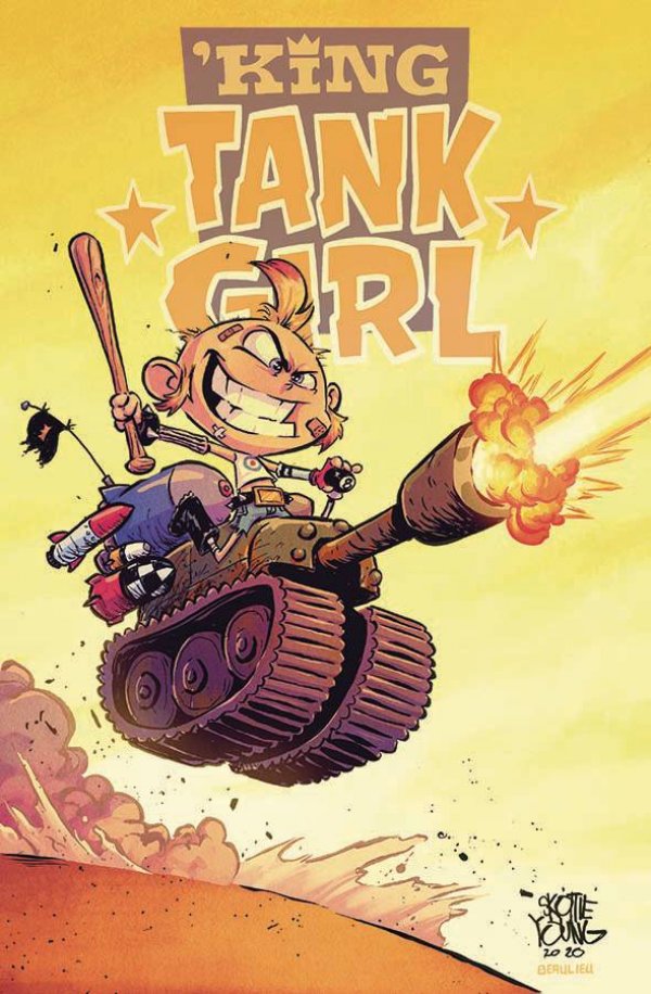 King Tank Girl #5b | Albatross Exploding Funny Books | NM