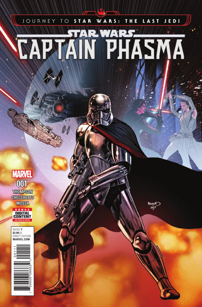 Journey to Star Wars: The Last Jedi - Captain Phasma #1a | Marvel Comics | VF-NM