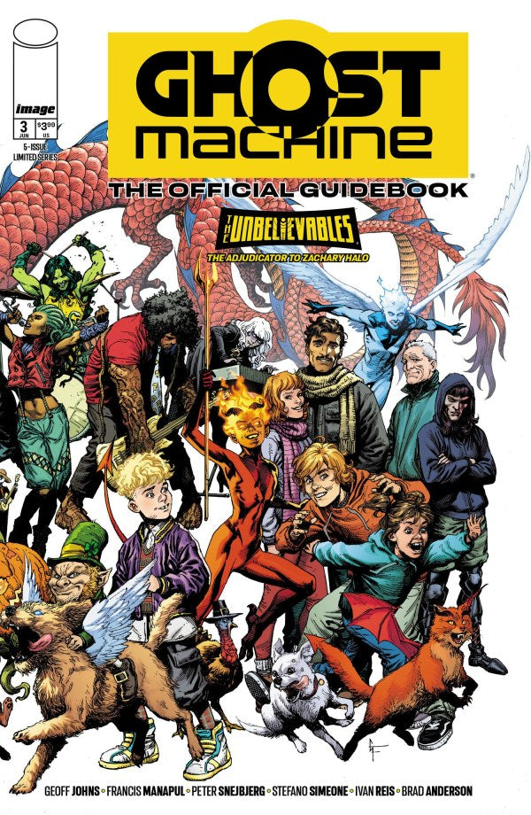 Ghost Machine: The Official Guidebook #3a | Image Comics | NM
