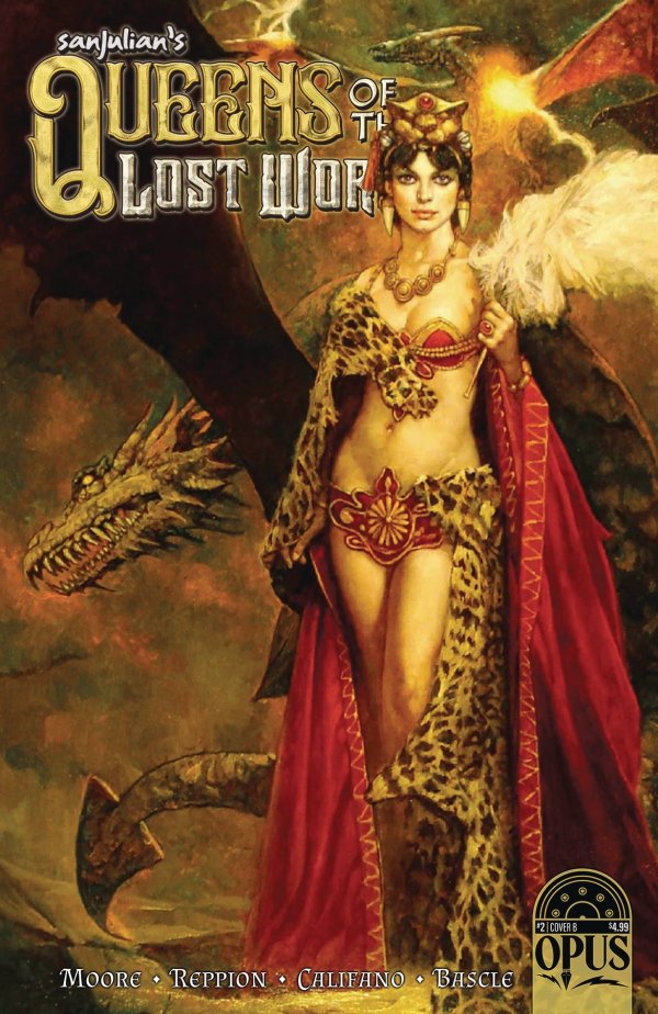 Sanjulian's: Queens of the Lost World #2b | Opus Comics | NM-