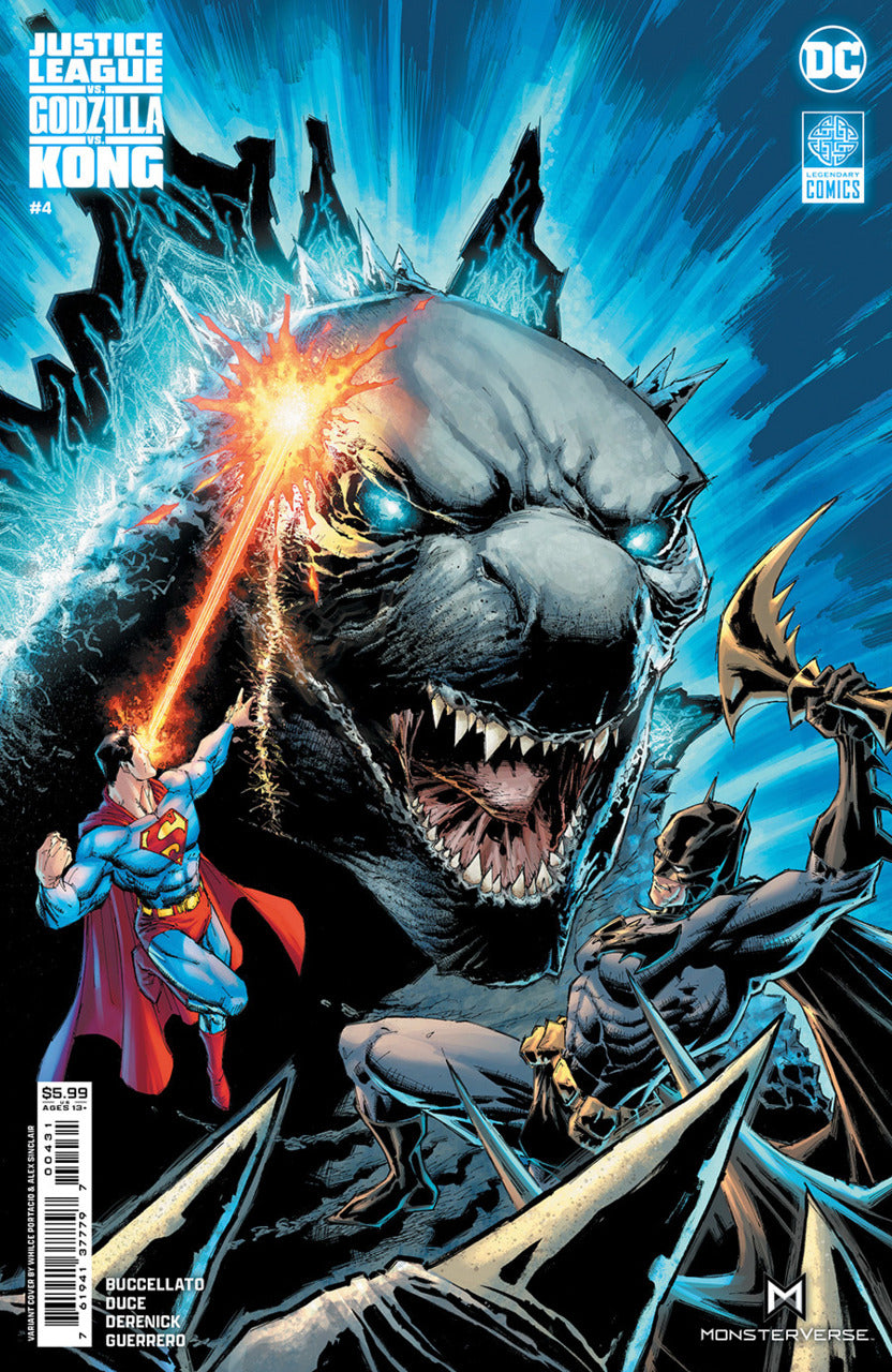 Justice League vs. Godzilla vs. Kong #4c | DC Comics | NM