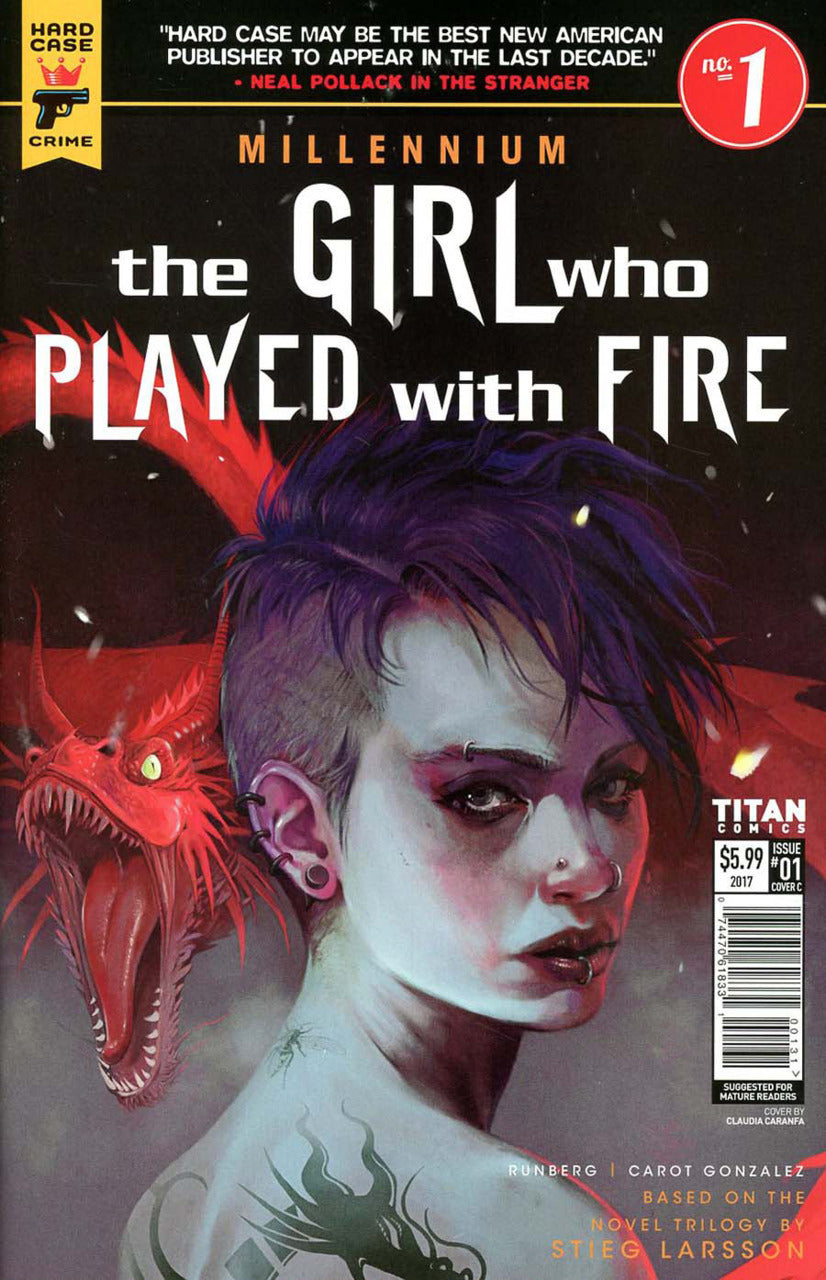Millennium: The Girl Who Played With Fire #1c | Titan Books | NM-
