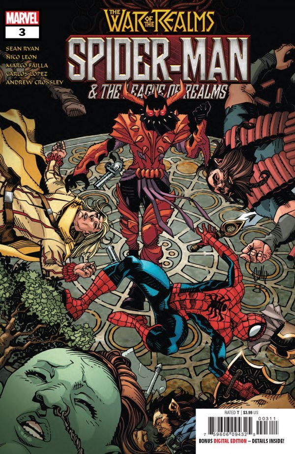 War of the Realms: Spider-Man & the League of Realm #3a | Marvel Comics | NM-