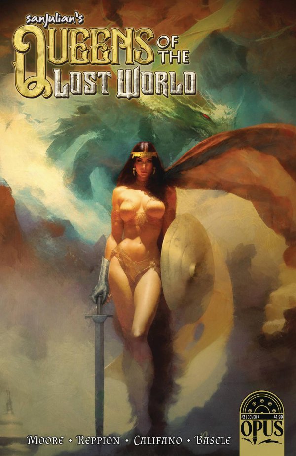 Sanjulian's: Queens of the Lost World #2a | Opus Comics | NM-