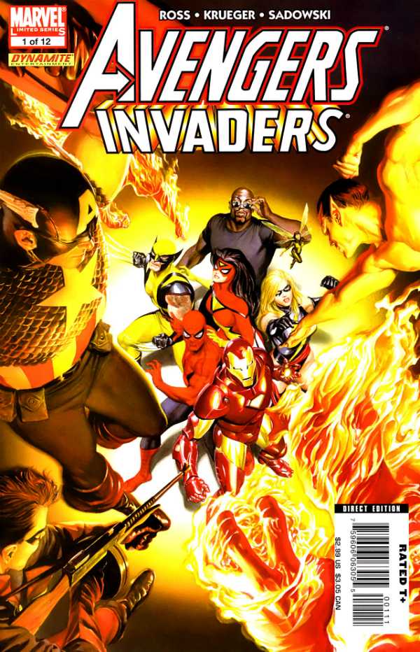 Avengers / Invaders #1a | Marvel Comics and Dynamite Entertainment | VF-NM