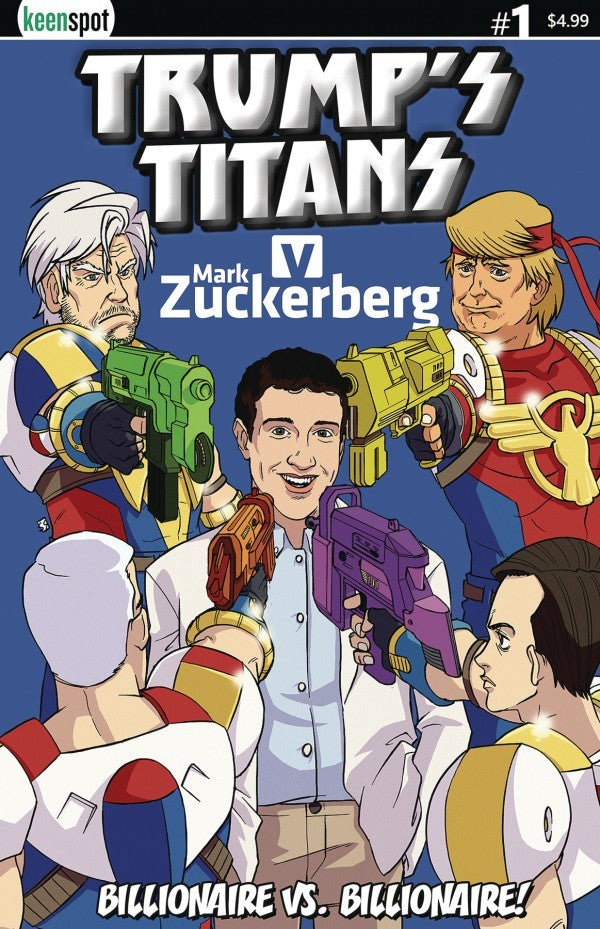 Trump's Titans vs. Mark Zuckerberg #1a | Keenspot Entertainment | NM
