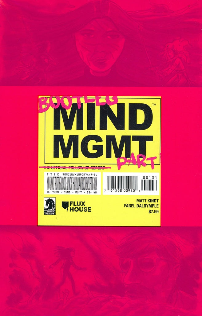 Mind MGMT Bootleg #1c | Dark Horse Comics | NM