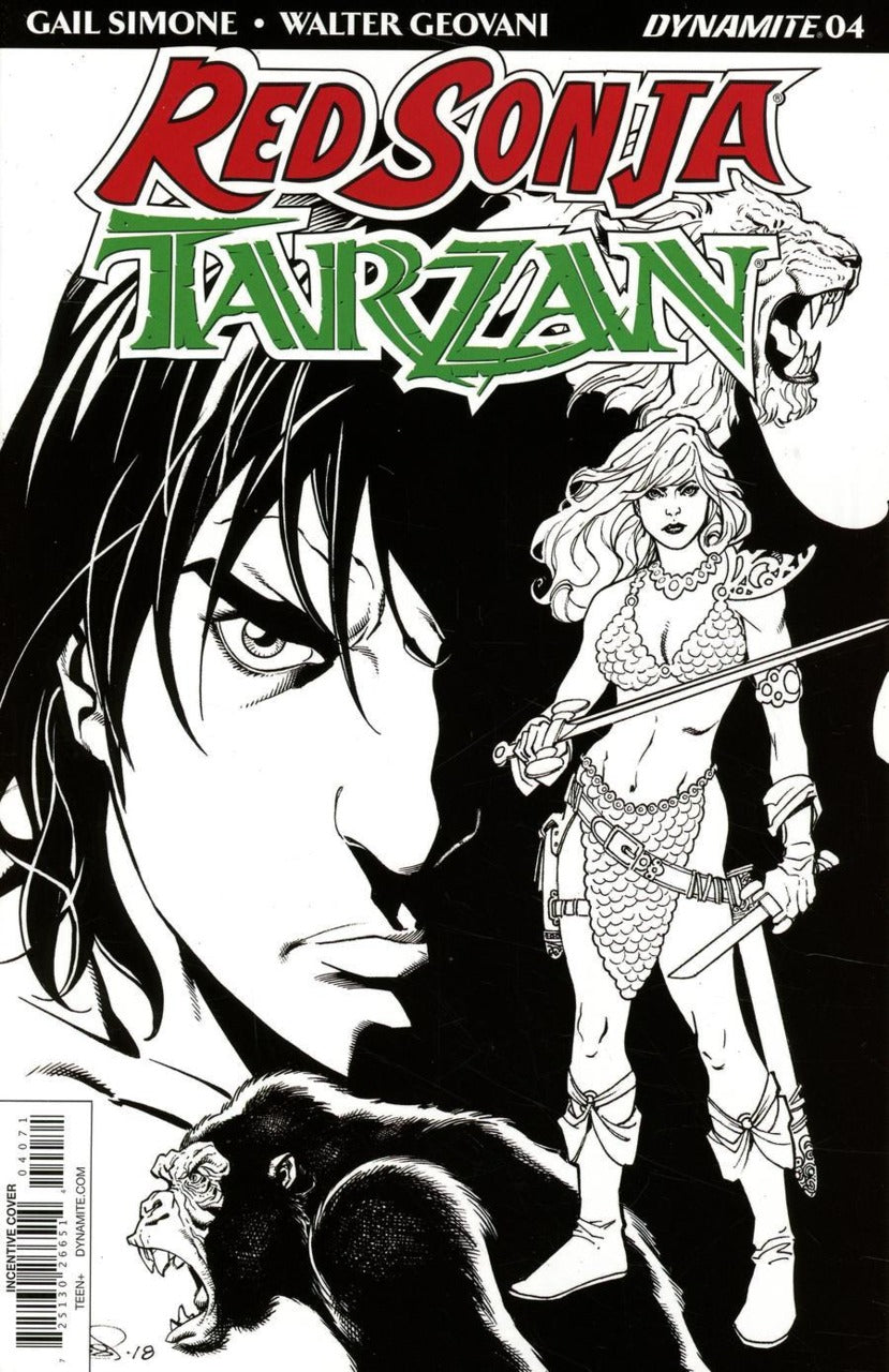 Red Sonja / Tarzan #4g | Dynamite Entertainment | NM-