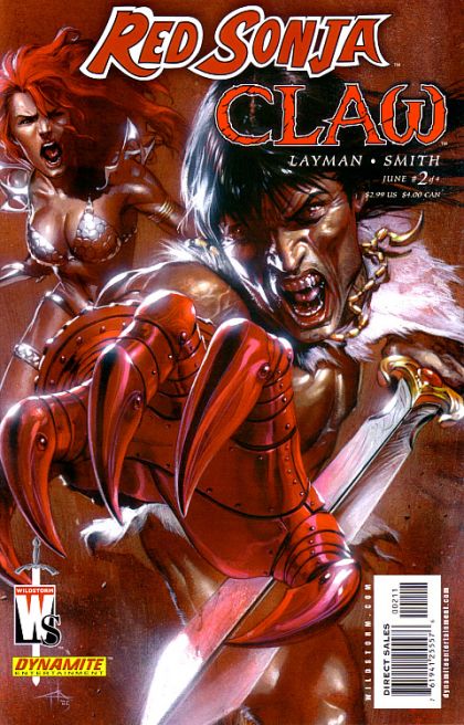 Red Sonja / Claw: The Devil's Hands #2a | DC Comics and Dynamite Entertainment | VF-NM