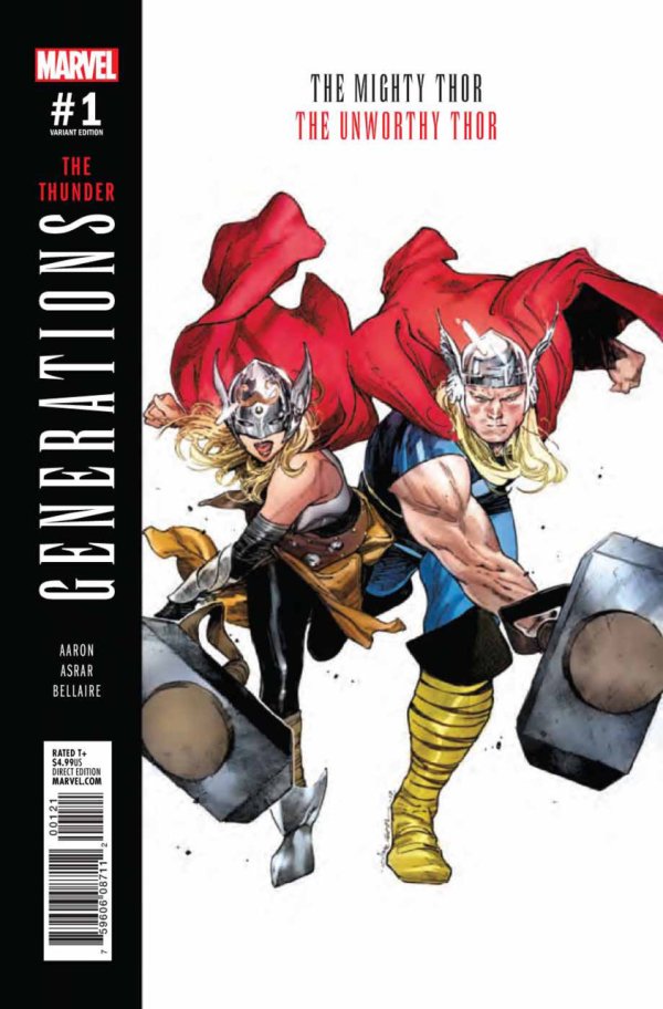 Generations: The Unworthy Thor & The Mighty Thor #1b | Marvel Comics | NM-