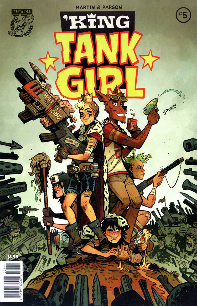 King Tank Girl #5a | Albatross Exploding Funny Books | VF-NM