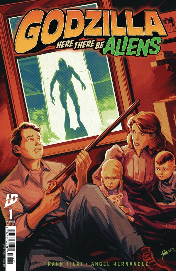 Godzilla: Here There Be Aliens #1b | IDW Publishing | NM