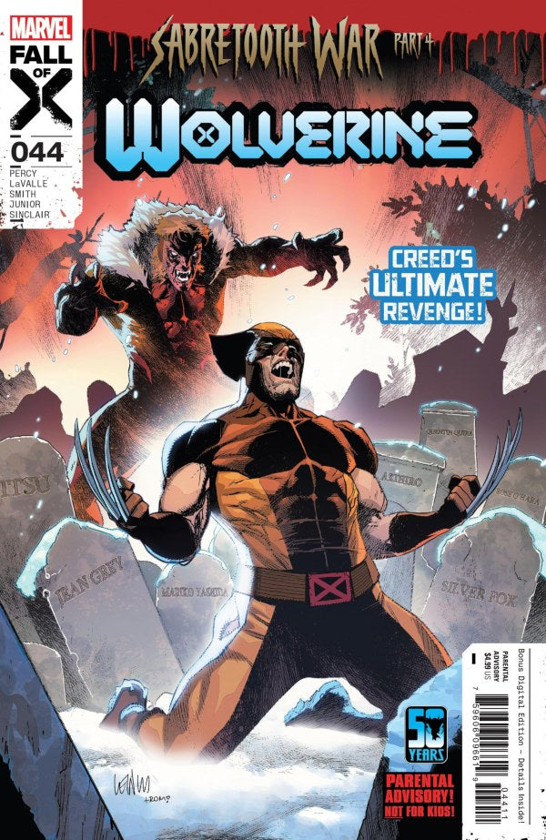 Wolverine, Vol. 7 #44a | Marvel Comics | NM-