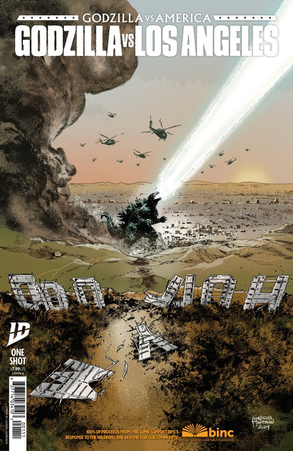 Godzilla Vs. America: Godzilla Vs. Los Angeles #1a | IDW Publishing | NM-
