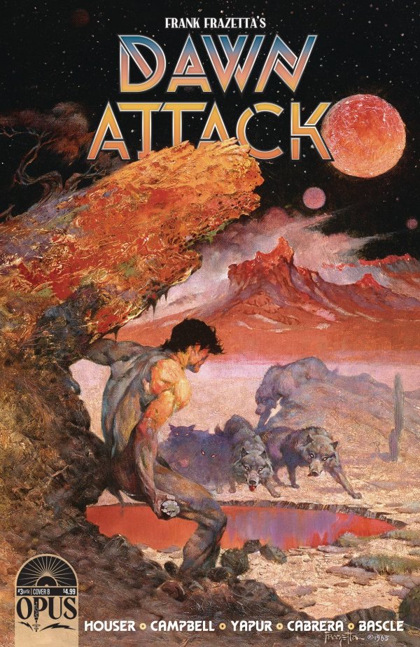 Frank Frazetta's Dawn Attack #3b | Opus Comics | VF-NM