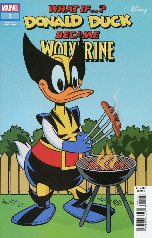 What If...? Donald Duck Became Wolverine #1b | Marvel Comics | NM