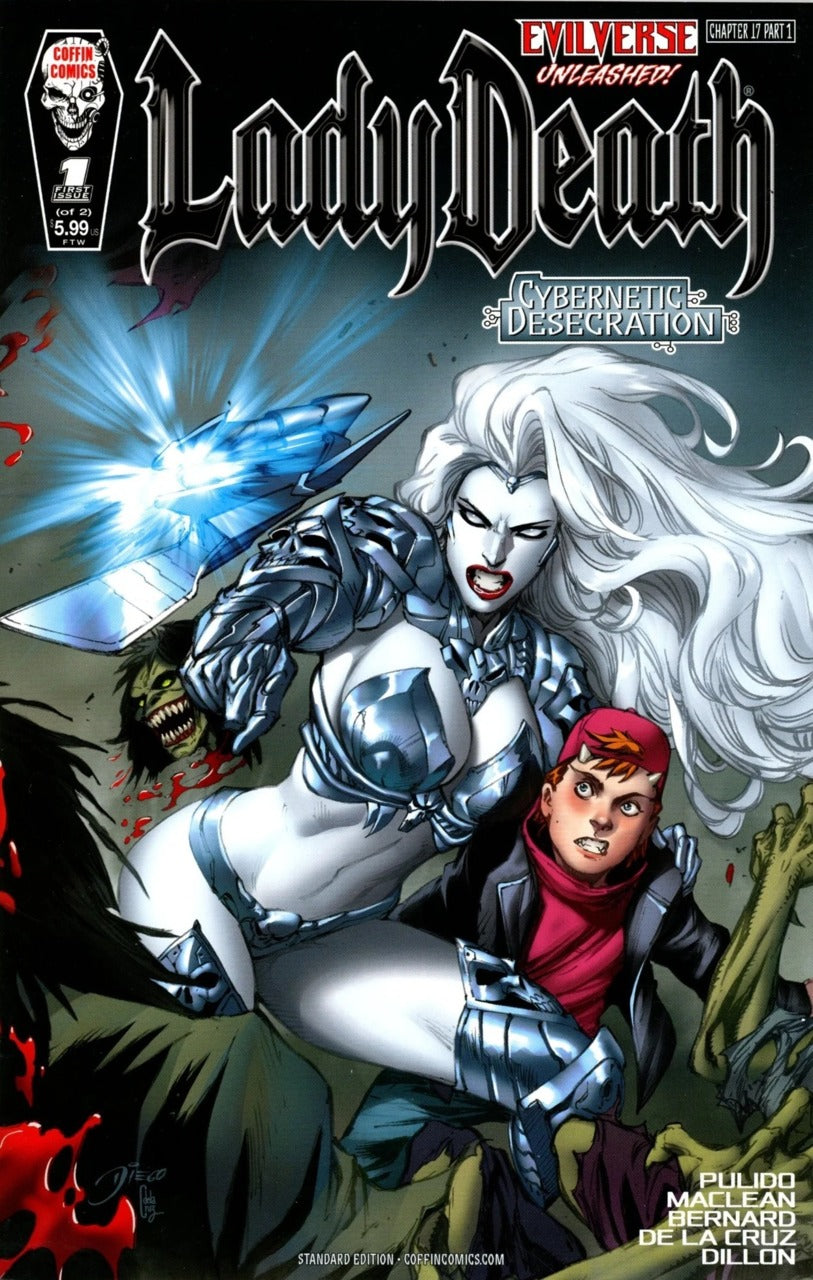 Lady Death: Cybernetic Desecration #1a | Coffin Comics | NM