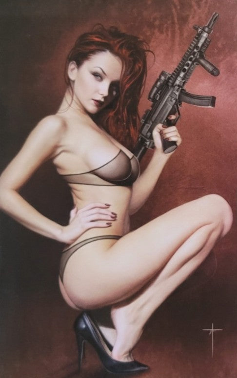 Heat Seeker: Combustion - A Gun Honey Series #4m | Titan Books | NM-