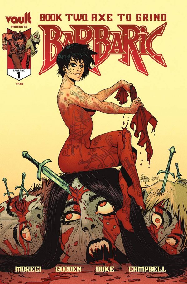 Barbaric: Axe To Grind #1b | Vault Comics | NM-