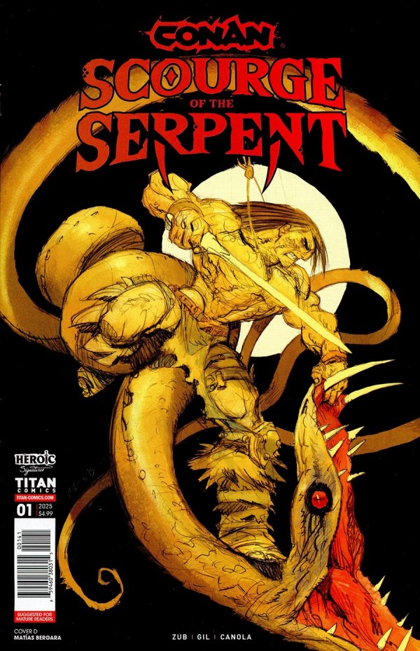 Conan The Barbarian: Scourge Of The Serpent #1d | Titan Comics | VF-NM
