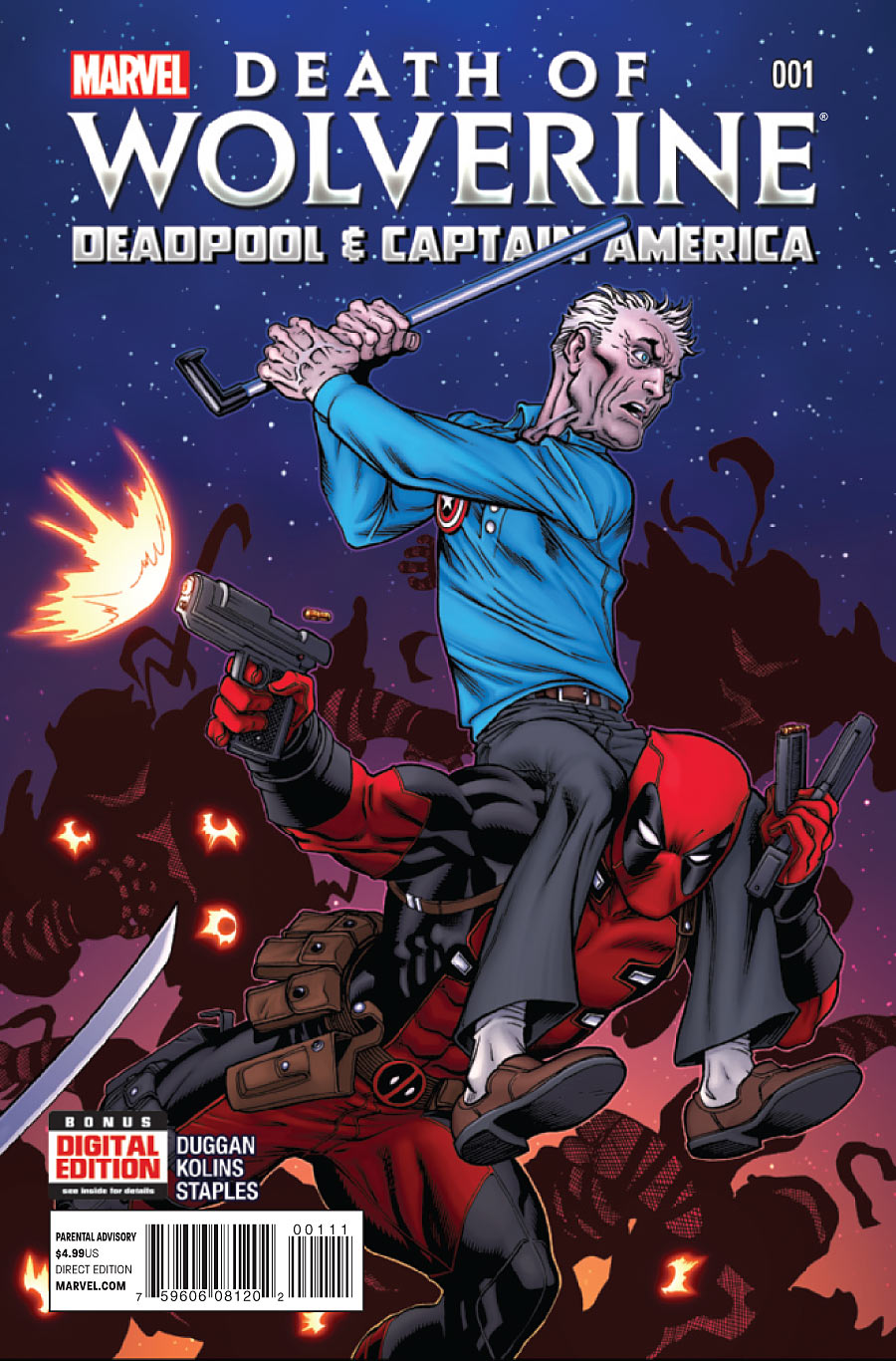 Death of Wolverine: Deadpool & Captain America #1a | Marvel Comics | VF-NM