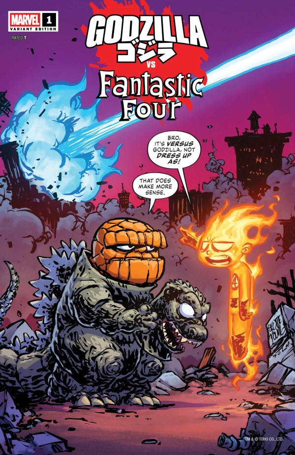 Godzilla Vs. Fantastic Four #1g | Marvel Comics | NM