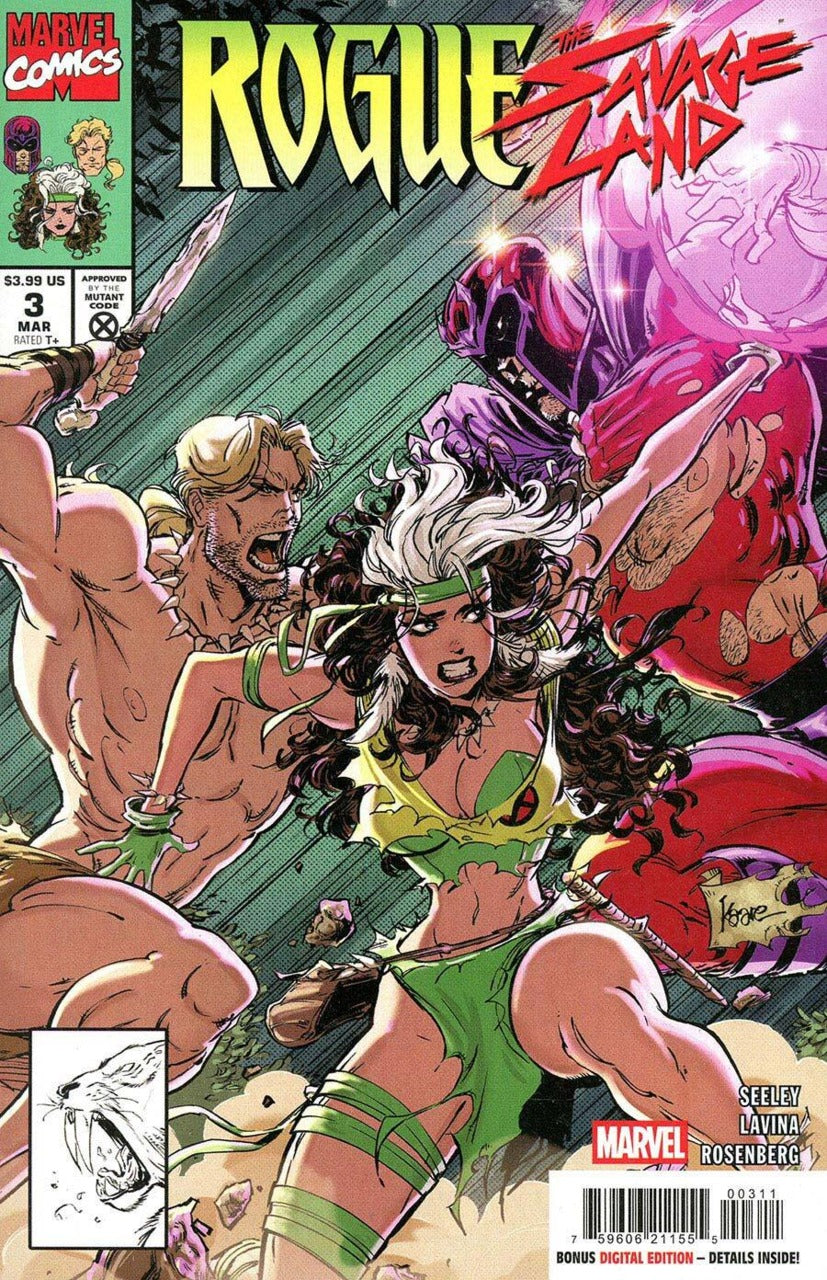 Rogue: The Savage Land #3a | Marvel Comics | NM-