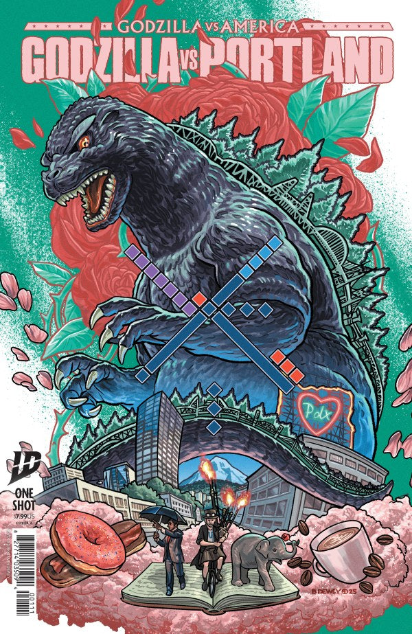 Godzilla vs. America: Portland #1a | IDW Publishing | NM