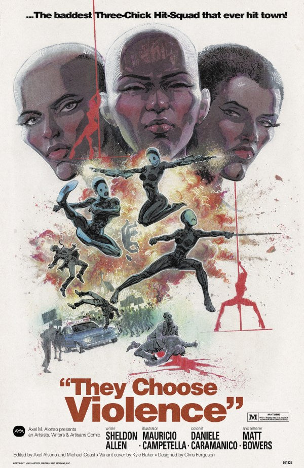 They Choose Violence #1b | AWA Studios | NM