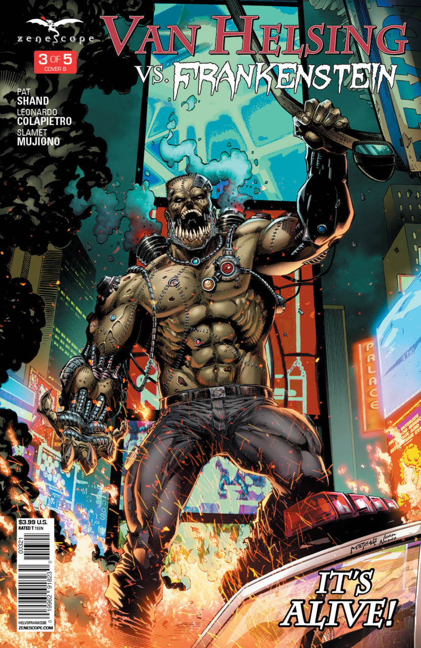 Grimm Fairy Tales: Van Helsing vs Frankenstein #3b | Zenescope Ent. | NM-