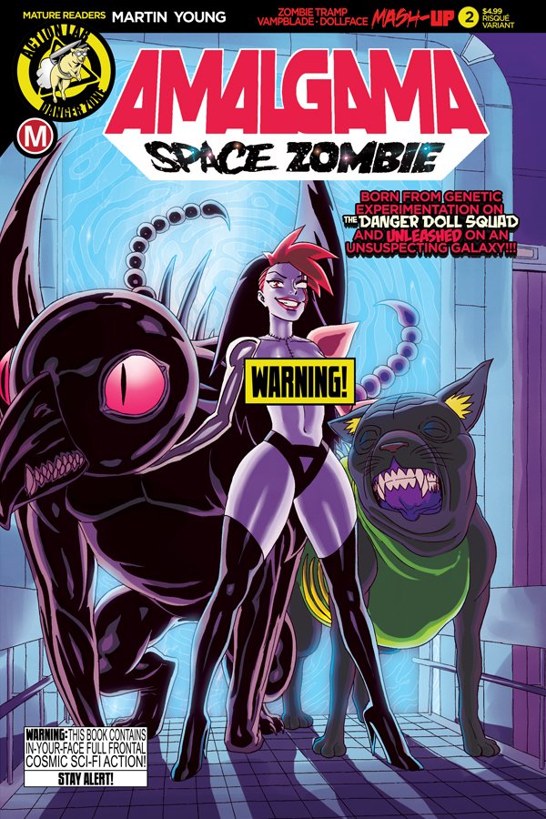 Amalgama Space Zombie #2b | Danger Zone | VF-NM