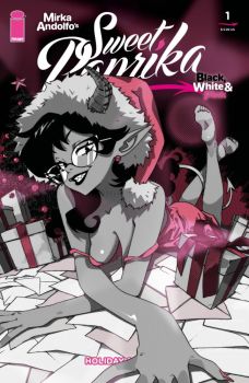 Mirka Andolfo's: Sweet Paprika - Black, White & Pink - Holiday Special #1c | Image Comics | NM