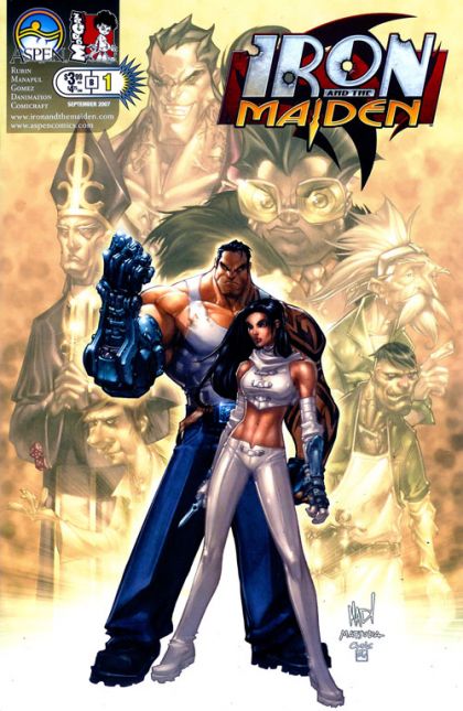 Iron and the Maiden #1b | Aspen Comics | VF-NM