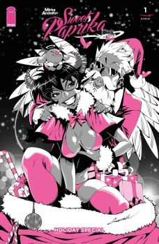 Mirka Andolfo's: Sweet Paprika - Black, White & Pink - Holiday Special #1b | Image Comics | NM