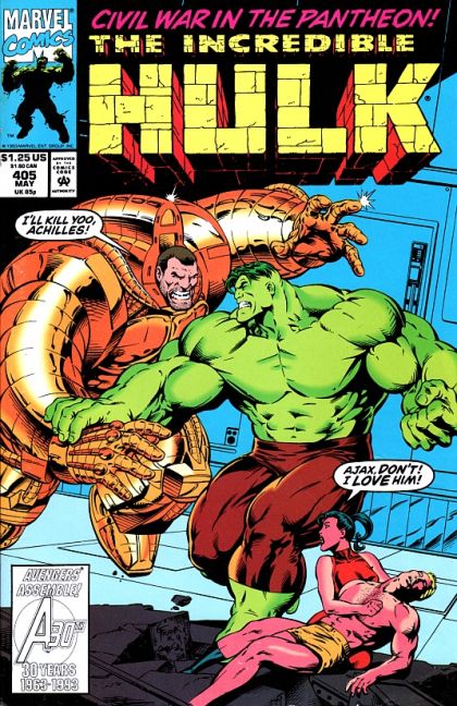 The Incredible Hulk, Vol. 1 #405a | Marvel Comics | F