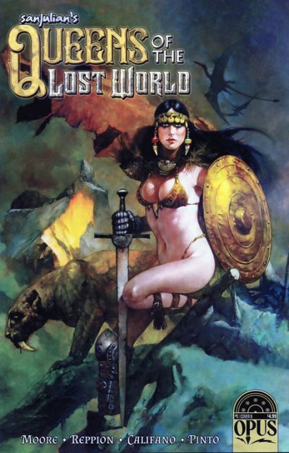 Sanjulian's: Queens of the Lost World #1b | Opus Comics | NM